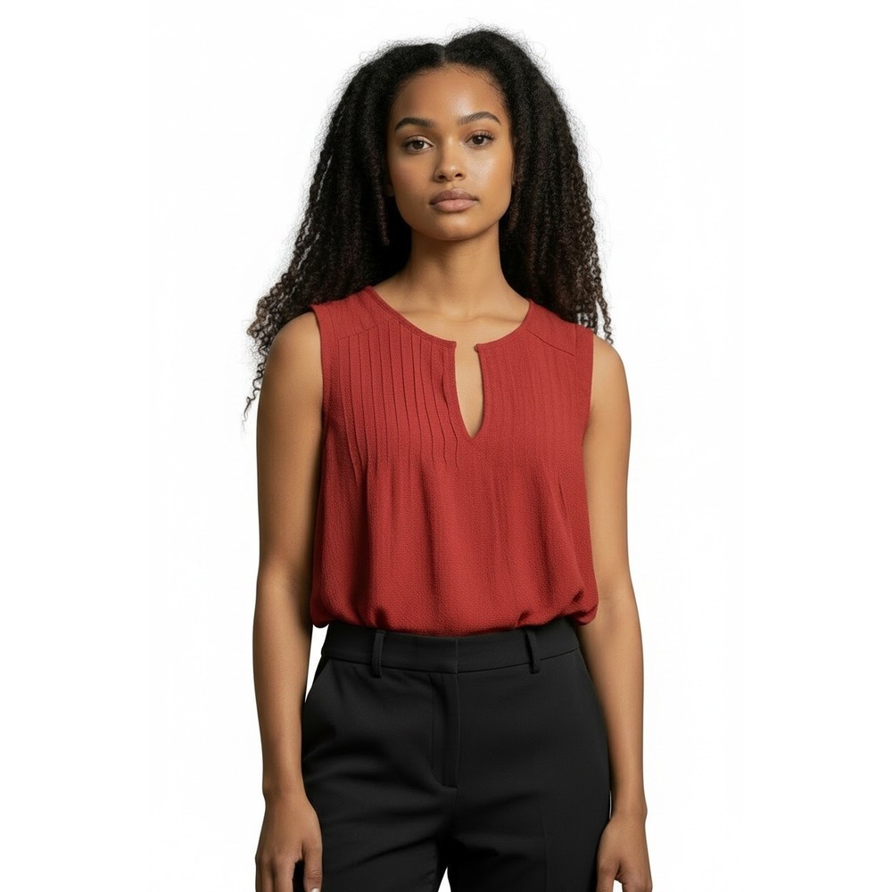 Size S - Vince Camuto Sleeveless Coral Top MSRP $69